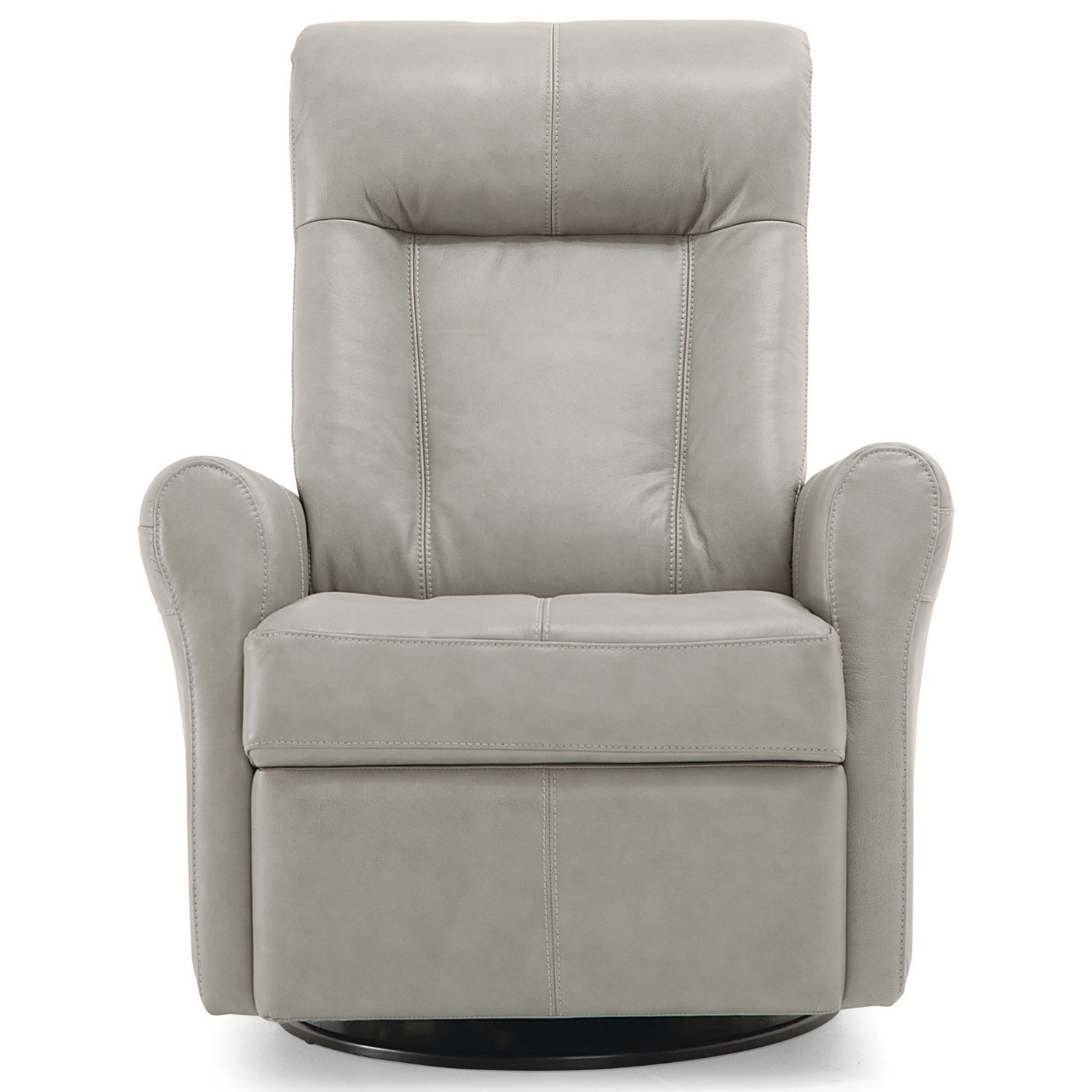 Rockwood Jordan Casual Leather Swivel Glider Power Recliner Furniture and Mattresses